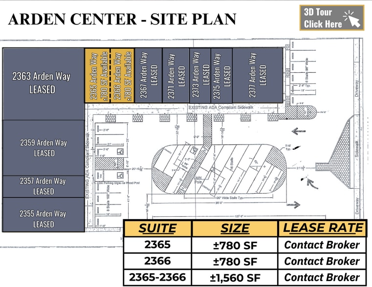 2355-2377 Arden Way, Sacramento, CA for lease - Building Photo - Image 3 of 10