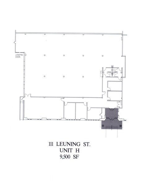 111 Leuning St, South Hackensack, NJ à louer - Plan d’étage - Image 2 de 8