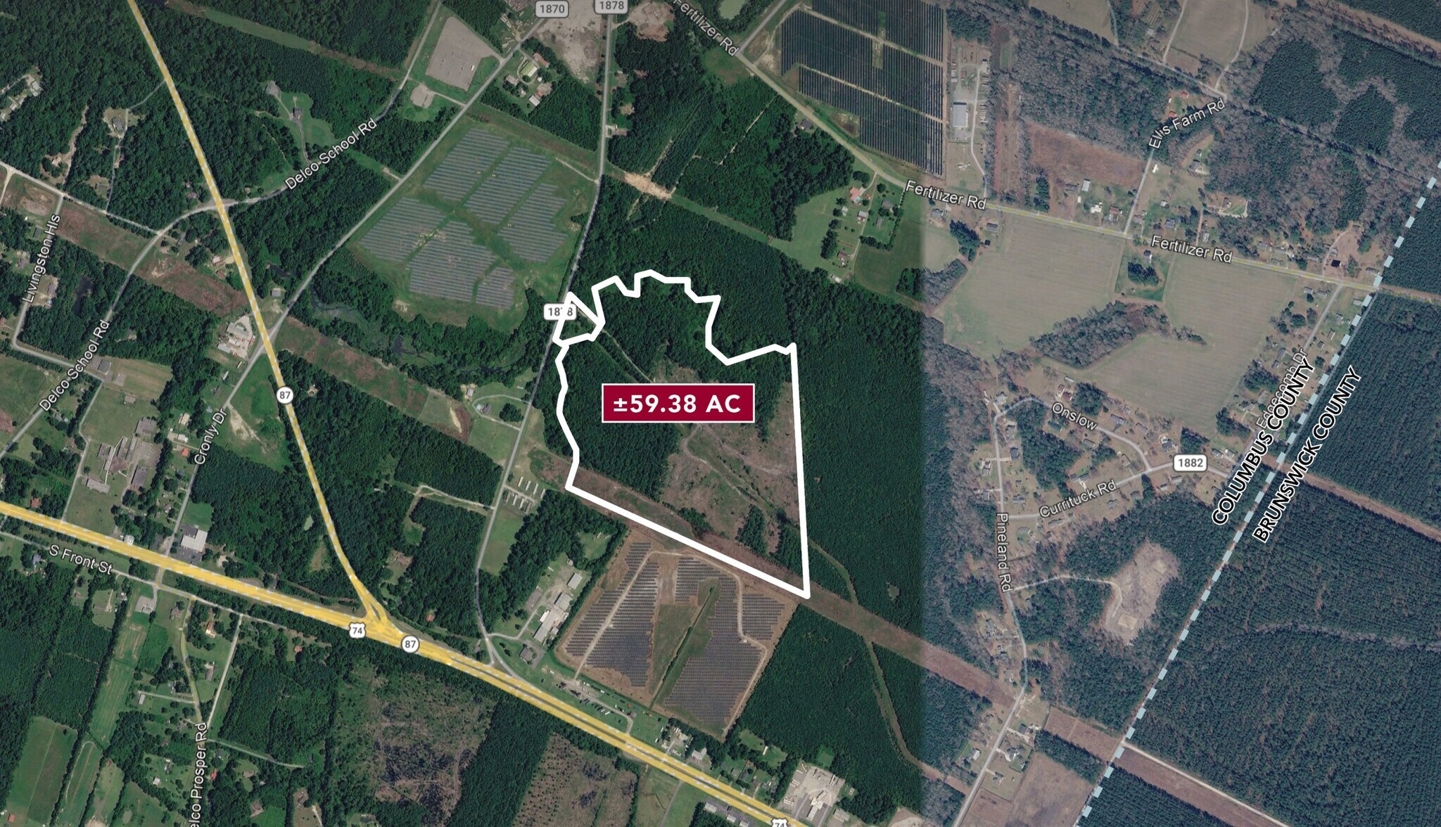 0 Old 87 Hwy, Riegelwood, NC à vendre Photo principale- Image 1 de 2