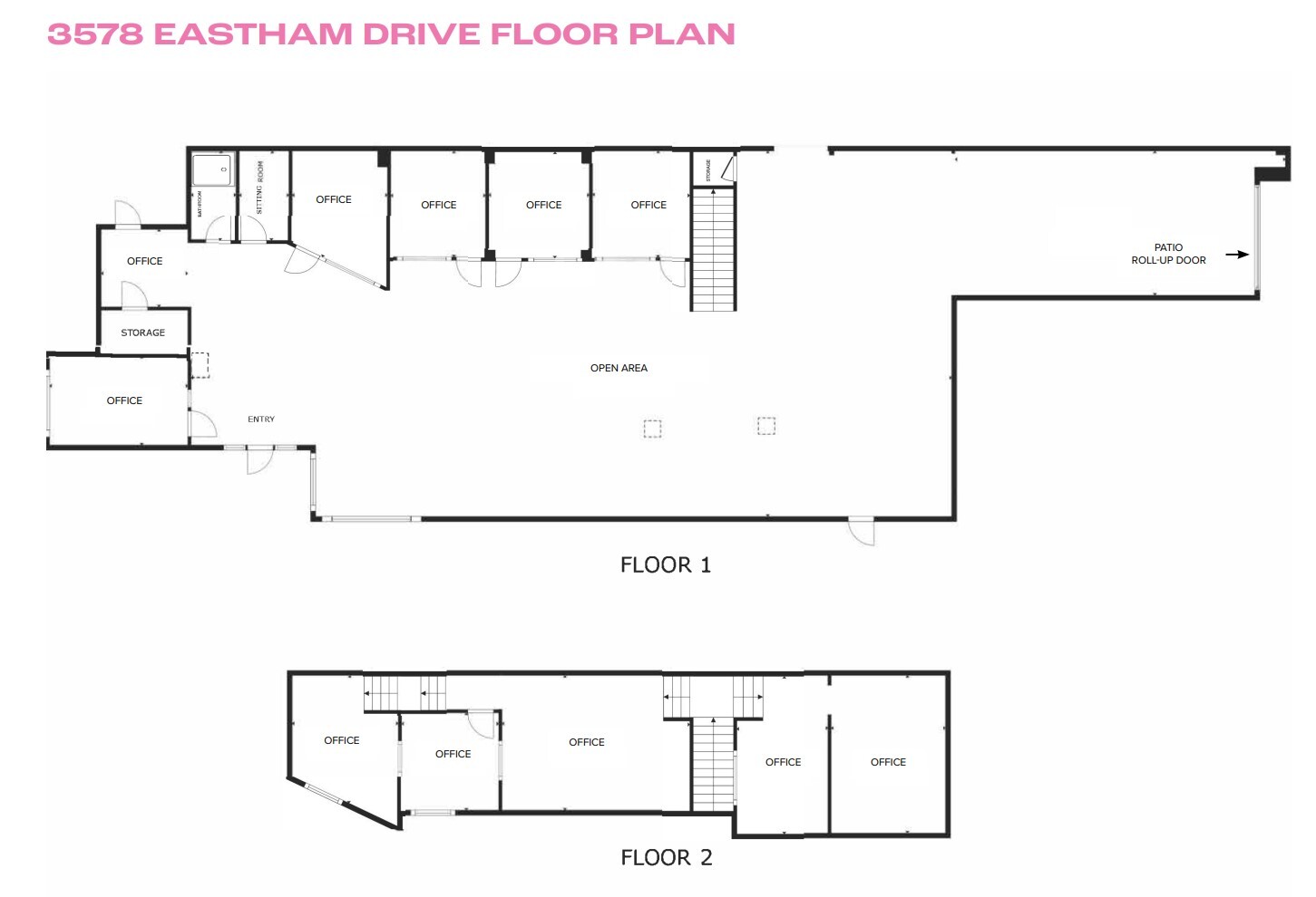 3562-3582 Eastham Dr, Culver City, CA à louer Plan d  tage- Image 1 de 1