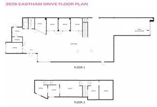 3562-3582 Eastham Dr, Culver City, CA à louer Plan d  tage- Image 1 de 1