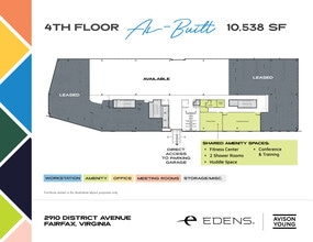 2905 District Ave, Fairfax, VA à louer Plan d’étage- Image 1 de 1