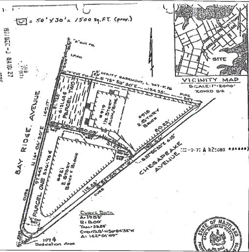918 Chesapeake Ave, Annapolis, MD à louer - Plan de site - Image 2 de 2