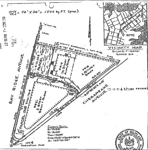918 Chesapeake Ave, Annapolis, MD for lease - Site Plan - Image 2 of 2