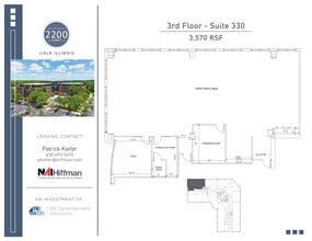 2200 Cabot Dr, Lisle, IL à louer Plan d’étage- Image 1 de 1