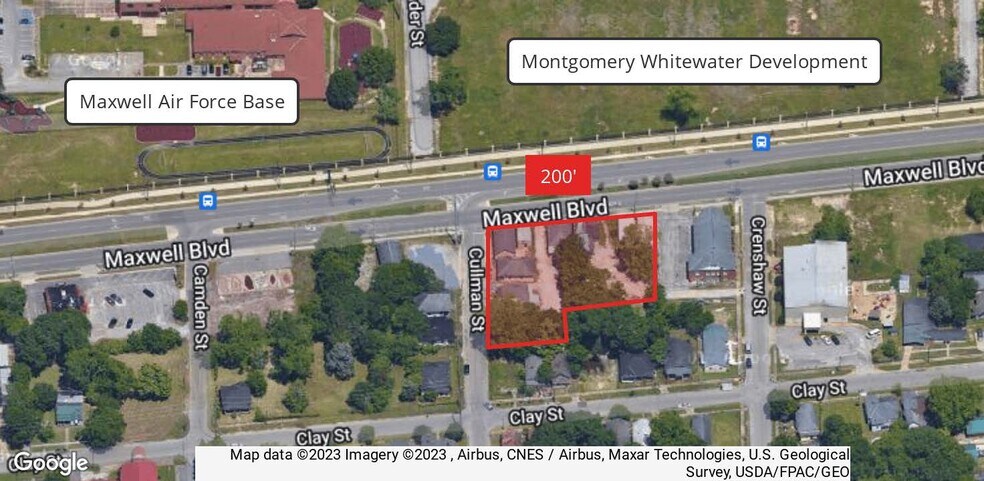 1261 Maxwell Blvd, Montgomery, AL à vendre - Photo du bâtiment - Image 2 de 4