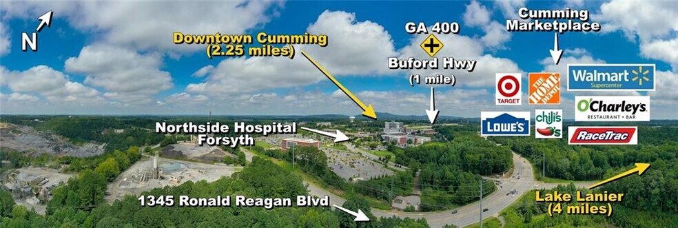 1345 Ronald Reagan Blvd, Cumming, GA à vendre - Photo du bâtiment - Image 2 de 30