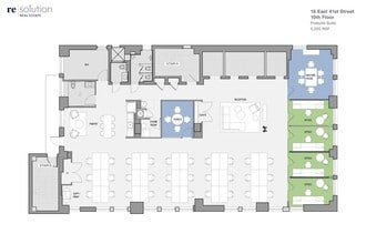 18 E 41st St, New York, NY à louer Plan de site- Image 2 de 2