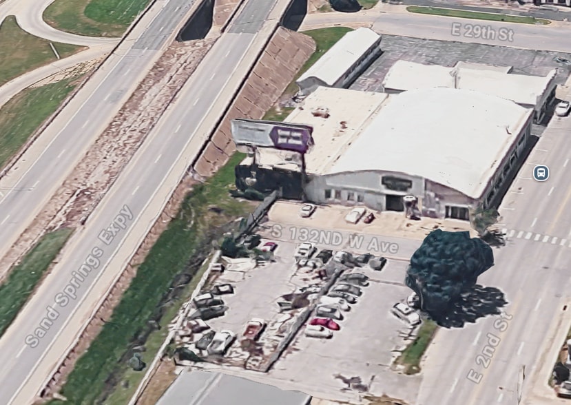 220 E 2nd St, Sand Springs, OK for lease - Aerial - Image 3 of 6