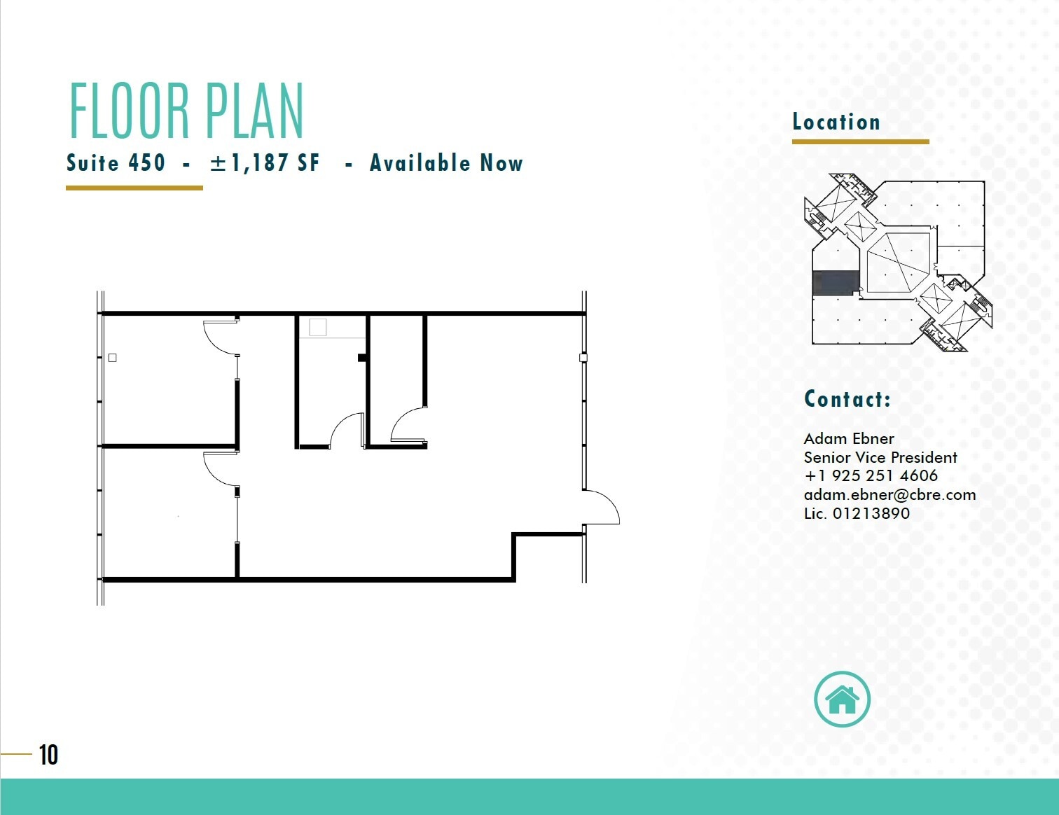 2333 San Ramon Valley Blvd, San Ramon, CA à louer Plan d’étage- Image 1 de 1