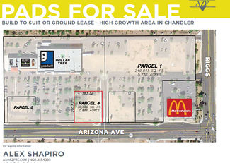 Plus de détails pour S Arizona Ave, Chandler, AZ - Vente au détail à vendre