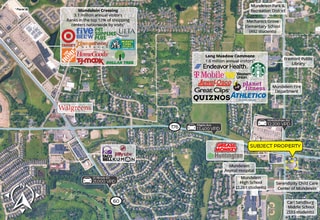 605-625 N Midlothian Rd, Mundelein, IL - AÉRIEN Vue de la carte