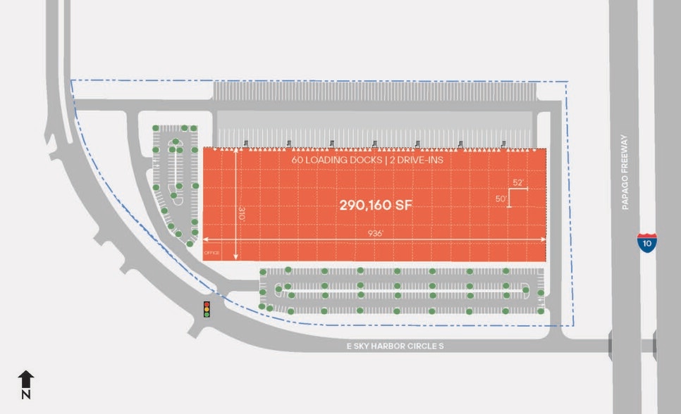 1820 E Sky Harbor Circle N, Phoenix, AZ à louer - Plan de site - Image 3 de 3