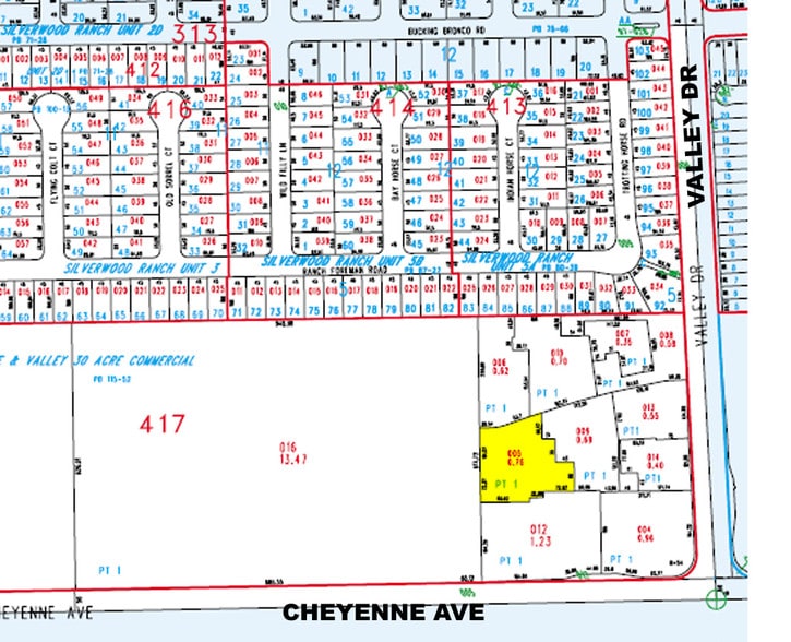 4354-4358 W Cheyenne Ave, North Las Vegas, NV à louer - Plan cadastral - Image 3 de 13