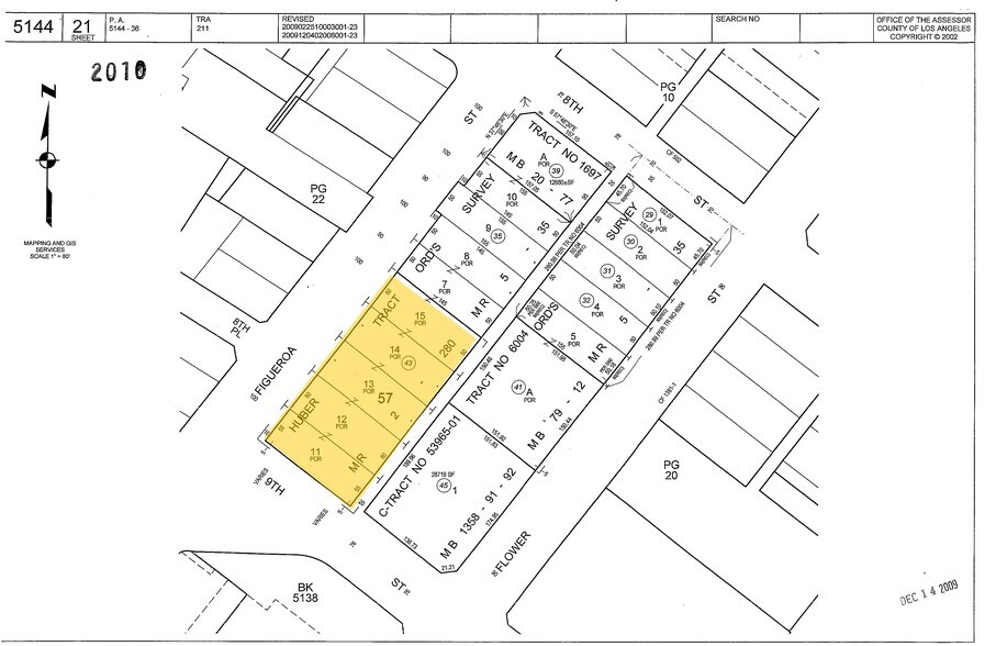 888 S Figueroa St, Los Angeles, CA à louer - Plan cadastral - Image 3 de 43