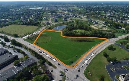 NWC of Midlothian & Gilmore Rds Rd, Hawthorn Woods, IL à vendre - Photo du bâtiment - Image 1 de 5
