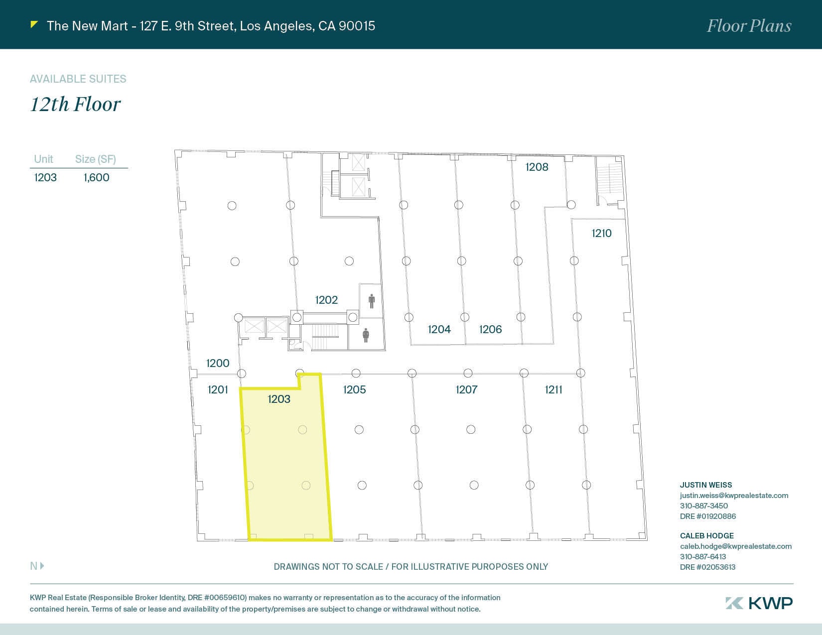 127 E 9th St, Los Angeles, CA for lease Floor Plan- Image 1 of 1
