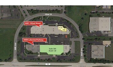 8400 Lakeview Pky, Pleasant Prairie, WI - AERIAL  map view - Image1