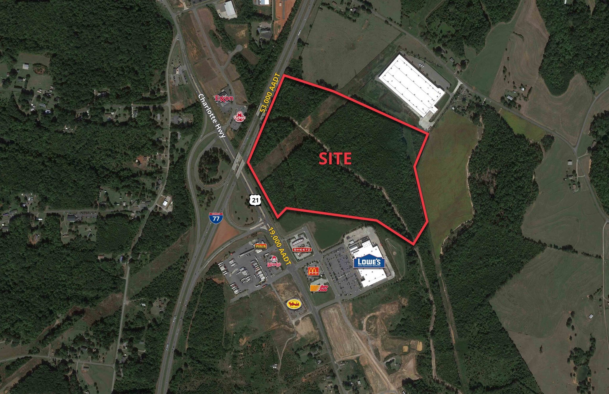 I-77 & Charlotte Hwy, Troutman, NC for sale Building Photo- Image 1 of 4