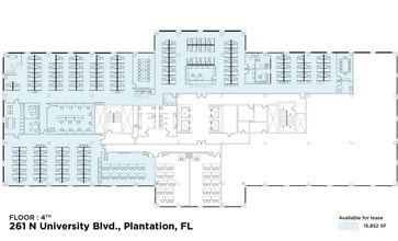 261 N University Dr, Plantation, FL à louer Plan d’étage- Image 1 de 1