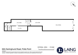 68 Darlinghurst Rd, Potts Point à louer Plan d’étage- Image 1 de 5