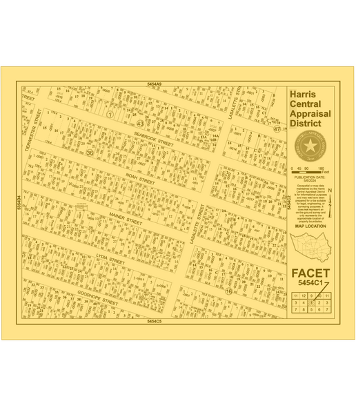 3733 Seabrook St, Houston, TX for sale - Plat Map - Image 2 of 50