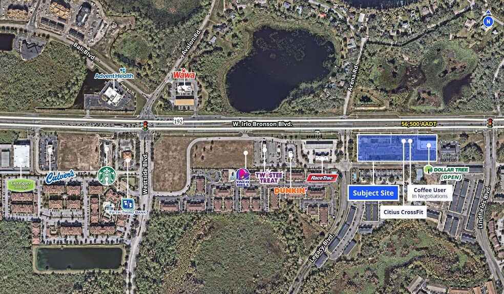 8840 W Irlo Bronson Memorial Hwy, Kissimmee, FL à louer - Aérien - Image 3 de 4