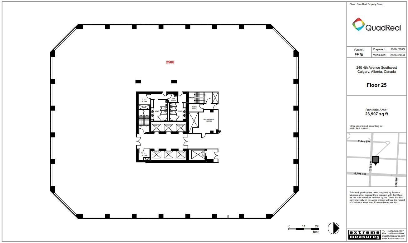 240 4 Av SW, Calgary, AB for lease Floor Plan- Image 1 of 1