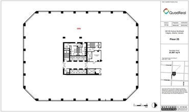 240 4 Av SW, Calgary, AB for lease Floor Plan- Image 1 of 1
