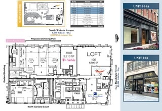 130 N Garland Ct, Chicago, IL for lease Floor Plan- Image 1 of 1