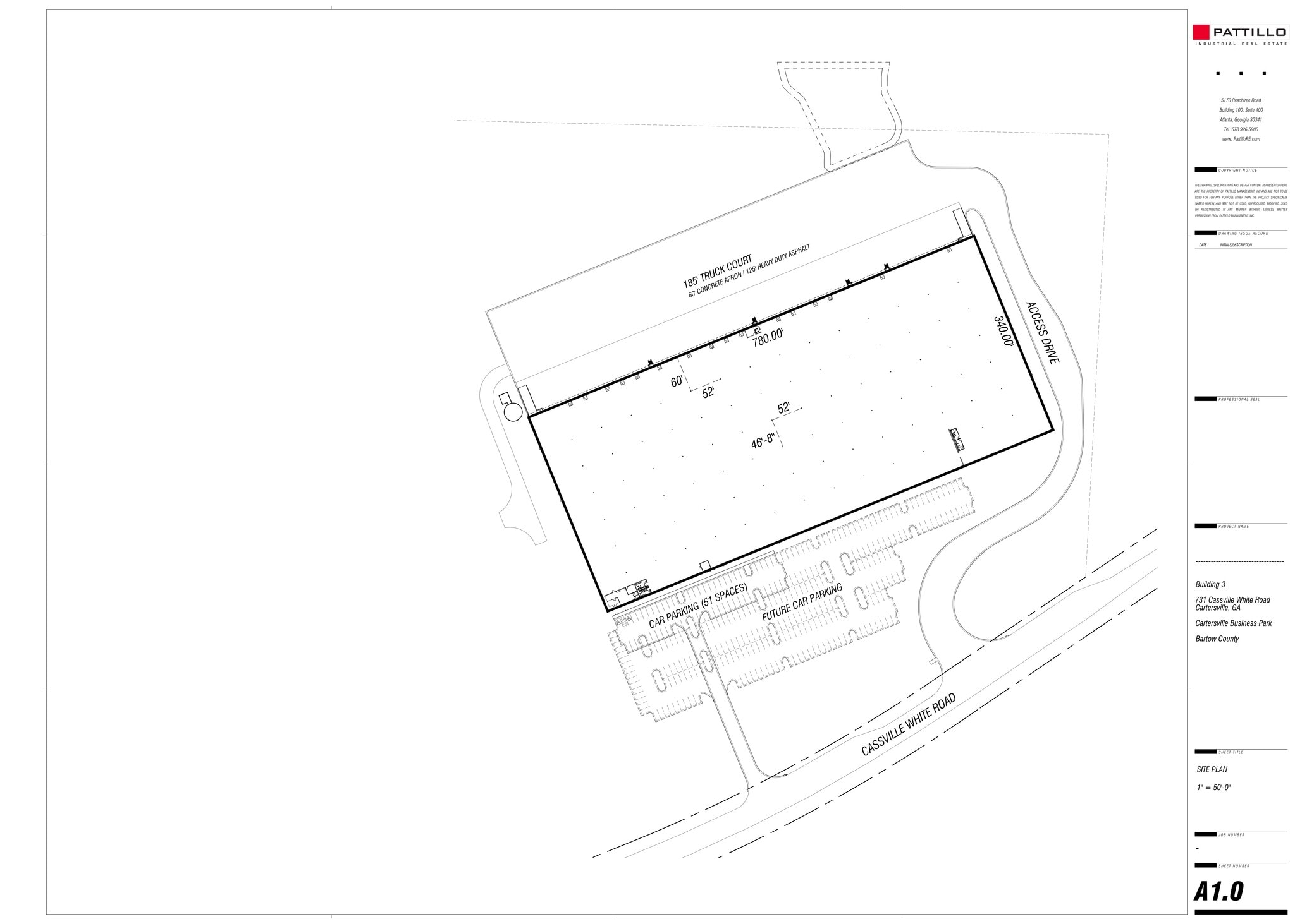 731 Cassville White Rd, Cartersville, GA for lease Site Plan- Image 1 of 2