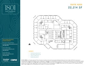 1801 California St, Denver, CO for lease Floor Plan- Image 1 of 1