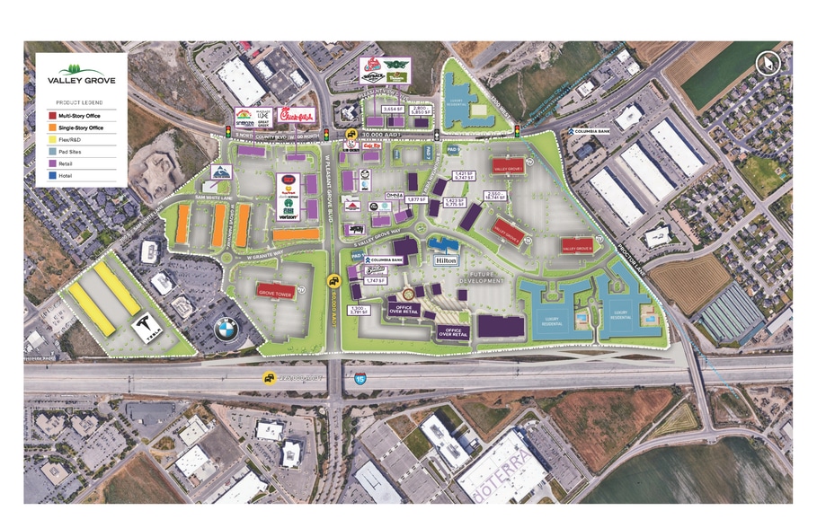 1882 W Pleasant Grove Blvd, Pleasant Grove, UT à louer - Plan de site - Image 2 de 6