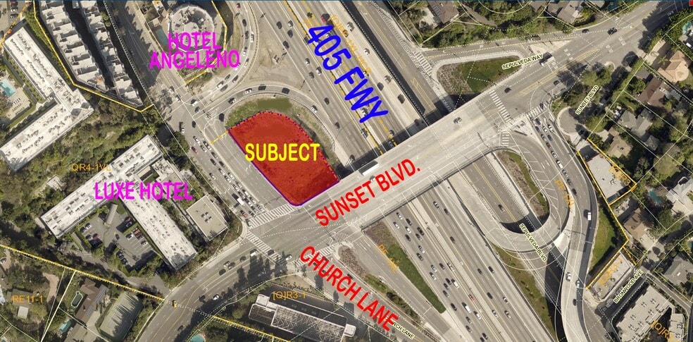 11445 W Sunset, Los Angeles, CA for sale - Aerial - Image 1 of 2