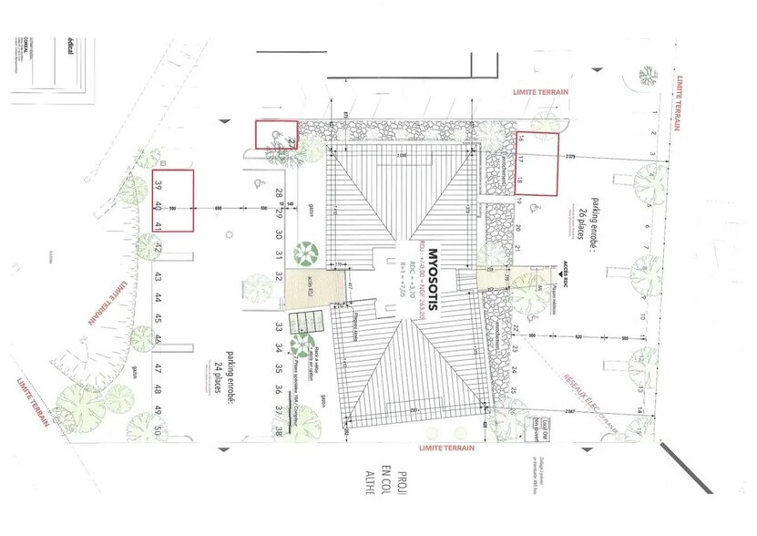 Office in Lissieu for sale - Site Plan - Image 2 of 2