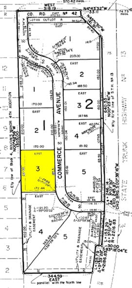 14162 Commerce Ave NE, Prior Lake, MN for sale - Plat Map - Image 2 of 7