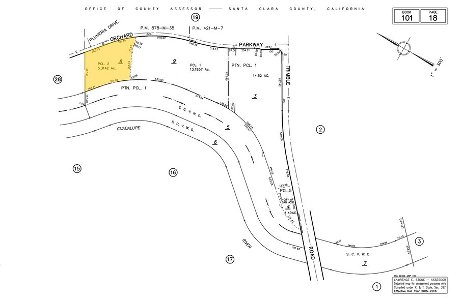 2777 Orchard Pky, San Jose, CA for lease - Plat Map - Image 2 of 7