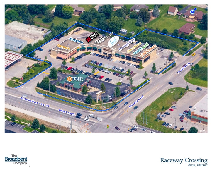 10934-10976 E US Highway 36, Avon, IN for lease - Aerial - Image 1 of 7