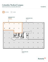 5450 Knoll North Dr, Columbia, MD à louer Plan d’étage- Image 1 de 1