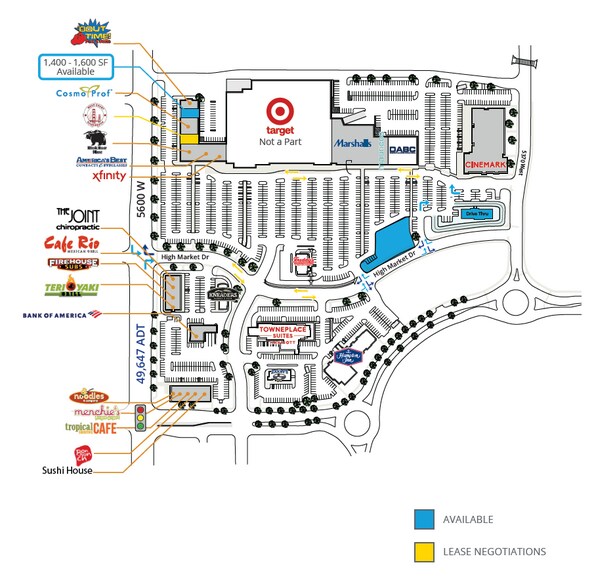 Highbury Centre, West Valley City, UT for lease - Site Plan - Image 2 of 3