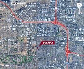6003 S 40th St, Phoenix, AZ - AERIAL map view