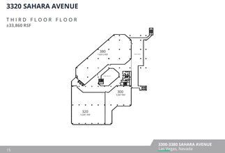 3320 W Sahara Ave, Las Vegas, NV à louer Plan d’étage- Image 1 de 1