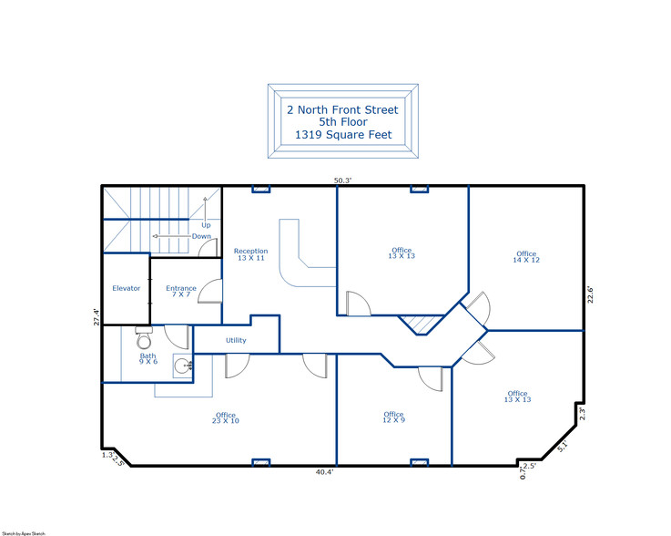 2 N Front St, Wilmington, NC for sale - Floor Plan - Image 1 of 1