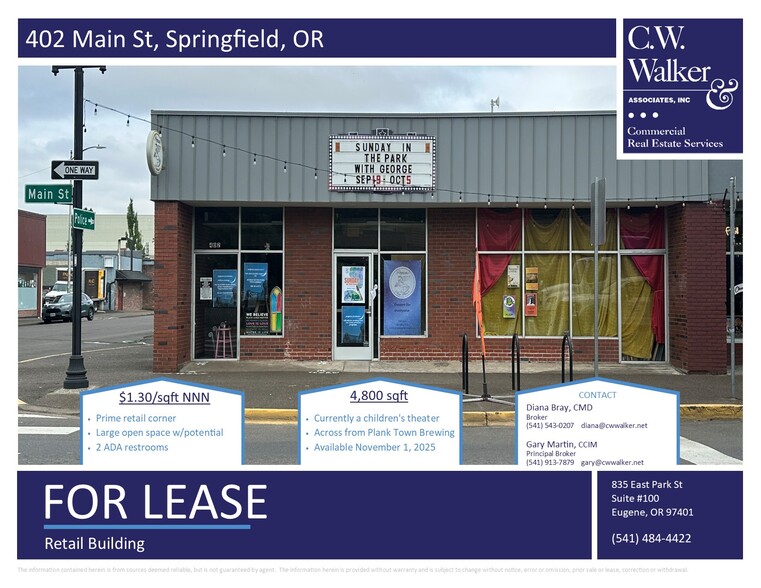 402-406 Main St, Springfield, OR for lease - Building Photo - Image 1 of 5