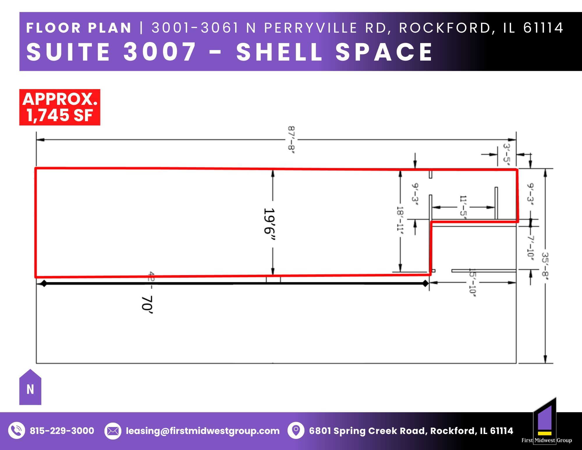 3001-3061 N Perryville Rd, Rockford, IL à louer Photo du bâtiment- Image 1 de 1