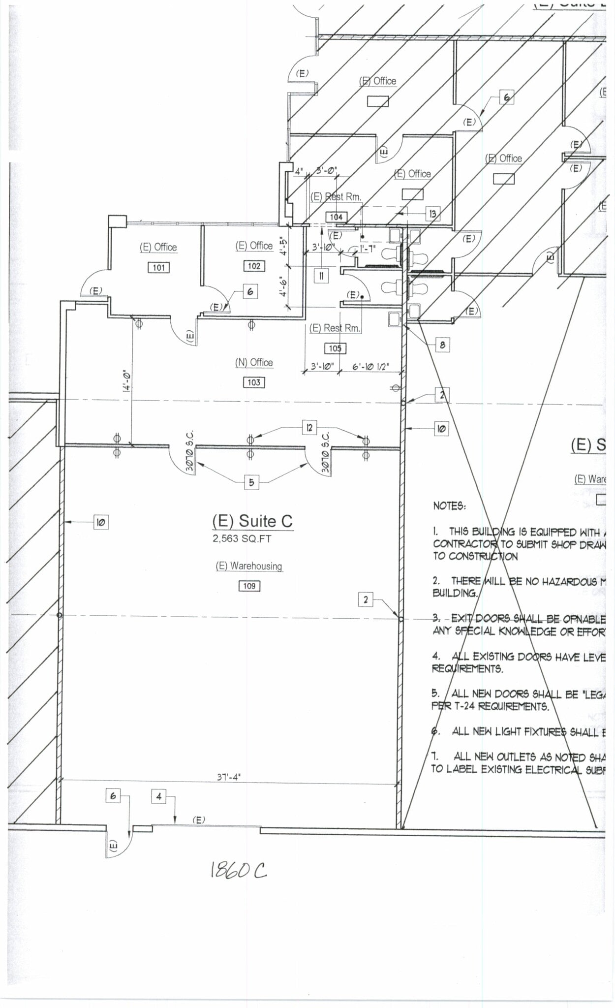 1890 E Miraloma Ave, Placentia, CA for lease Site Plan- Image 1 of 2