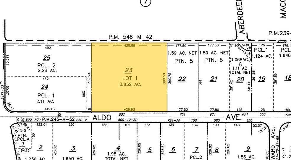 807 Aldo Ave, Santa Clara, CA for lease - Plat Map - Image 3 of 3