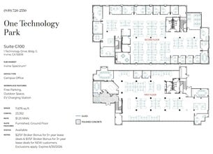 1 Technology Dr, Irvine, CA à louer Plan d’étage- Image 1 de 1