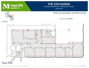 1122 Kenilworth Dr, Towson, MD à louer Plan d’étage- Image 1 de 1