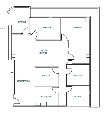 983 University Ave, Los Gatos, CA à louer Plan d’étage- Image 1 de 1
